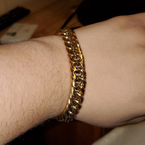Golden Gods Cuban Link Bracelet 18k plated - Picture 4 of 4